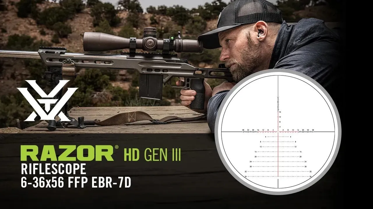 VISOR RIFLE VORTEX RAZOR HD GEN III 636X56 FFP
