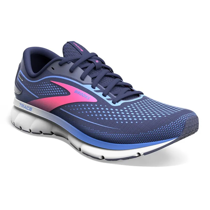 Zapatilla de running Brooks Trace 2 Mujer Peacoat/Blue/Pink