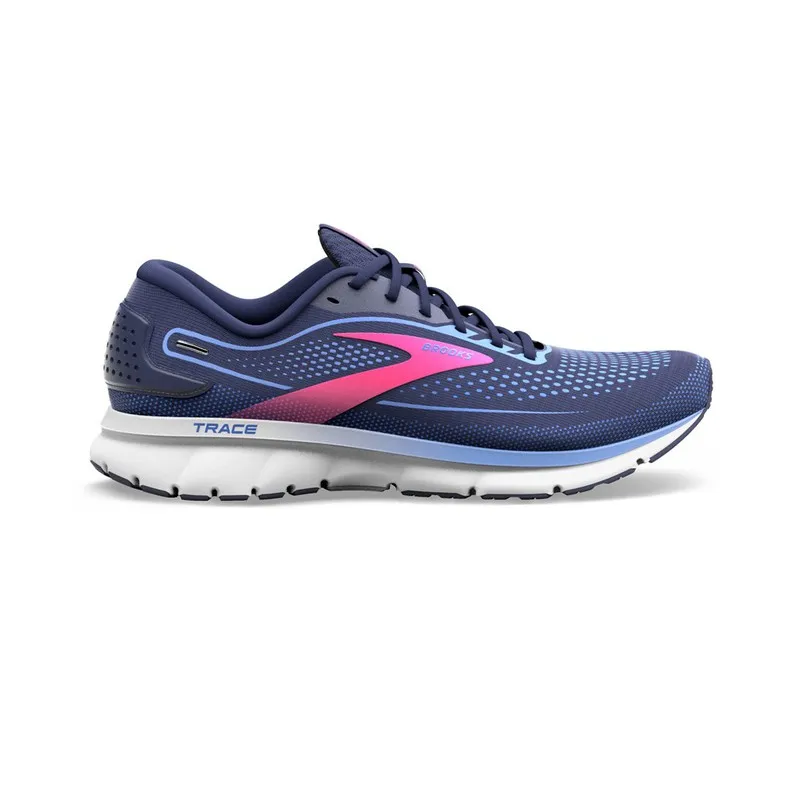Zapatilla de running Brooks Trace 2 Mujer Peacoat/Blue/Pink