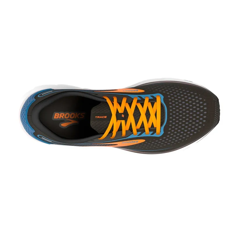 Zapatilla de running Brooks Trace 2 para Hombre en color Black/Classic Blue/Orange