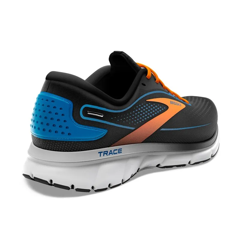 Zapatilla de running Brooks Trace 2 para Hombre en color Black/Classic Blue/Orange