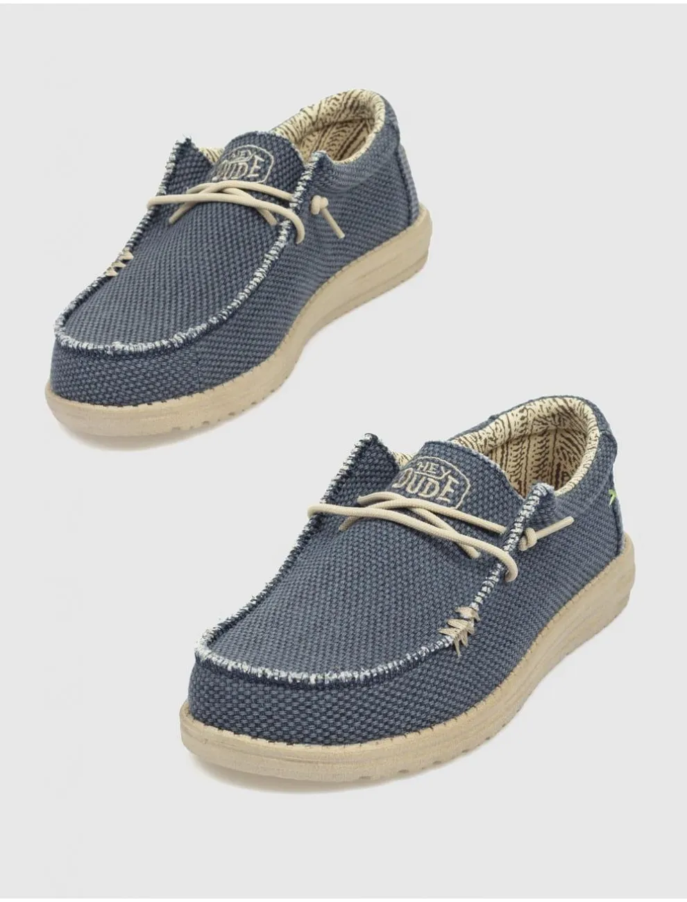 Zapatilla Dude Wally Braided Azul
