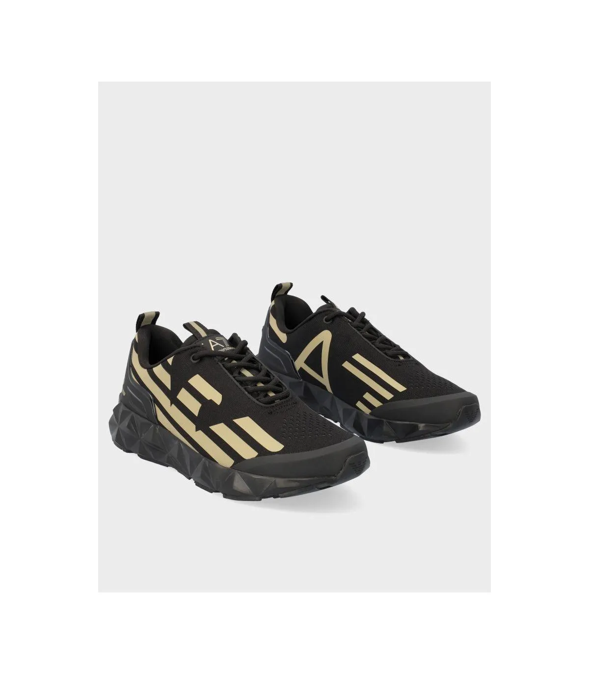 ZAPATILLA EMPORIO ARMANI X8X033 BLACK LIGHT GOLD