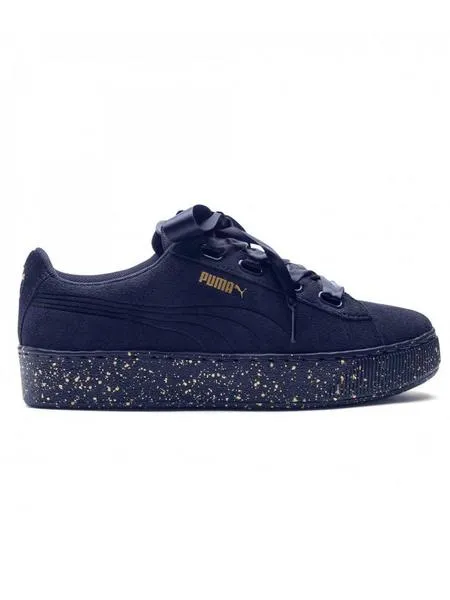 zapatilla puma vikky platform azul