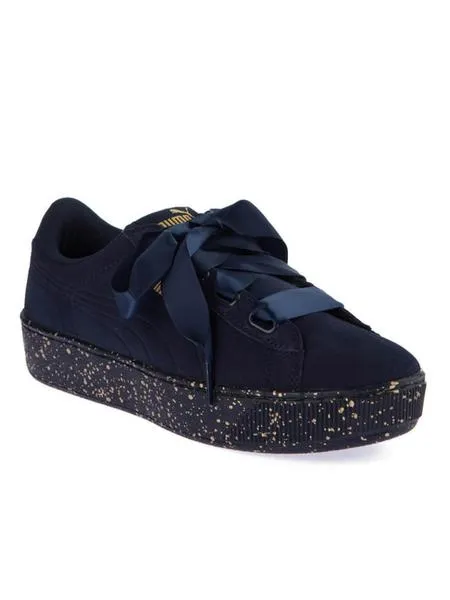 zapatilla puma vikky platform azul