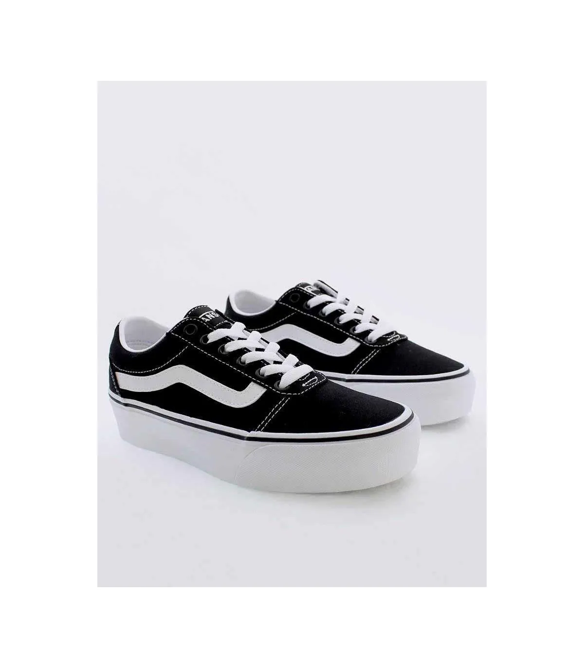 ZAPATILLA VANS WARD PLATFORM VN0A3TLC1871 BLACKWHITE
