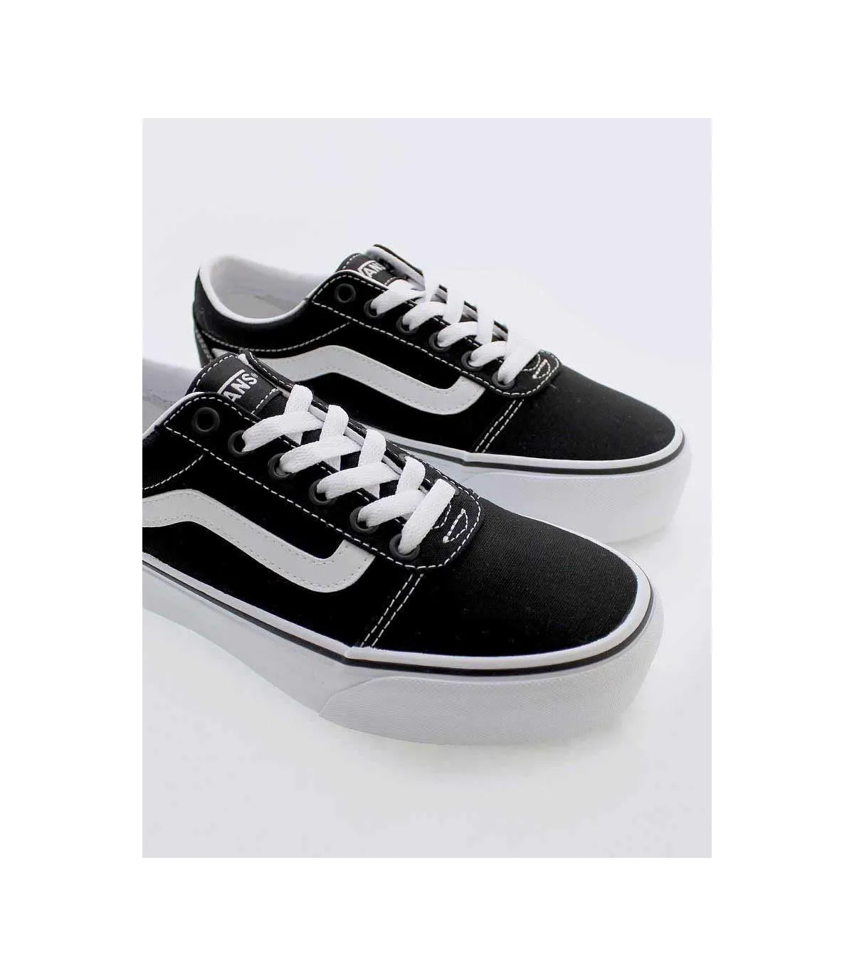 ZAPATILLA VANS WARD PLATFORM VN0A3TLC1871 BLACKWHITE