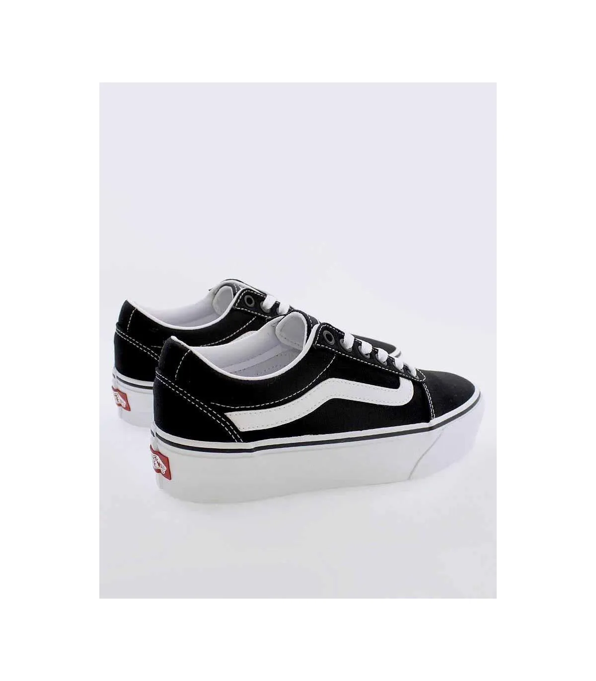 ZAPATILLA VANS WARD PLATFORM VN0A3TLC1871 BLACKWHITE