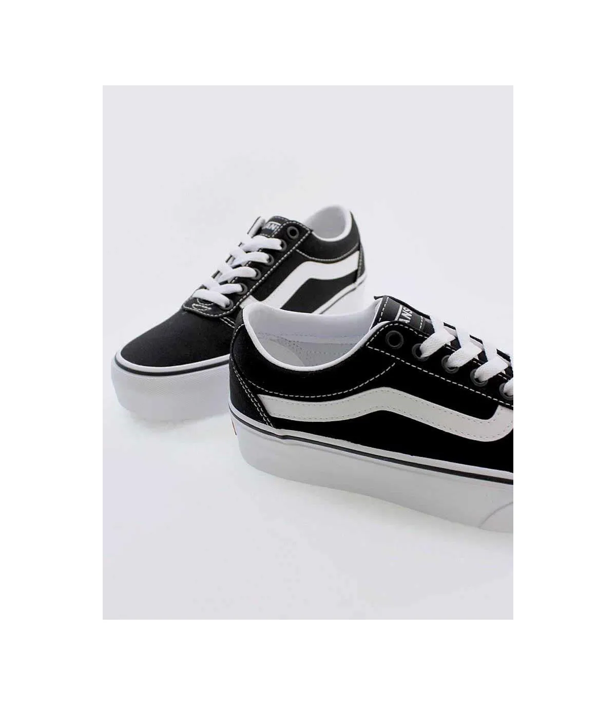 ZAPATILLA VANS WARD PLATFORM VN0A3TLC1871 BLACKWHITE