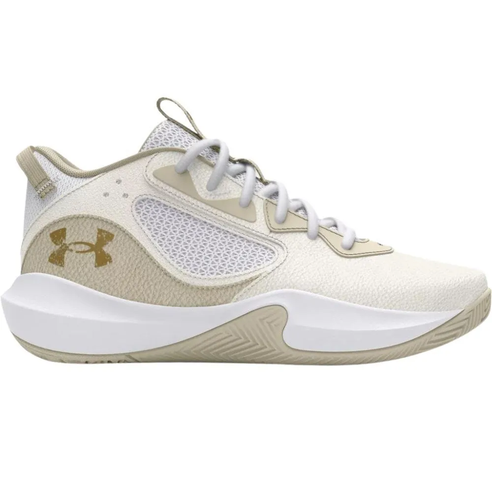 Zapatillas Básquetbol Hombre Under Armour Lockdown 6 Blanca