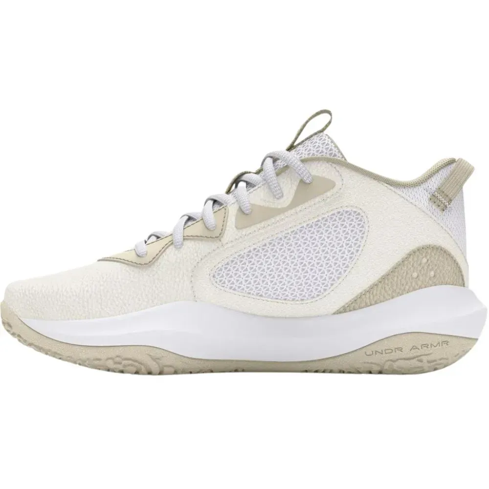 Zapatillas Básquetbol Hombre Under Armour Lockdown 6 Blanca