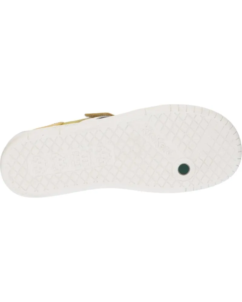 ZAPATILLAS DEPORTE DE NIñA Y NIñO KICKERS 85848030 WINTUP 72 JAUNE MARINE BLANC
