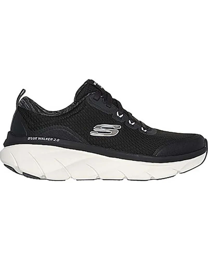 ZAPATILLAS DEPORTE SKECHERS  DE MUJER 150095 DLUX WALKER 2 0 RADIANT ROSE MUJER  NEGRO