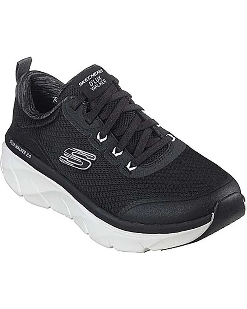 ZAPATILLAS DEPORTE SKECHERS  DE MUJER 150095 DLUX WALKER 2 0 RADIANT ROSE MUJER  NEGRO
