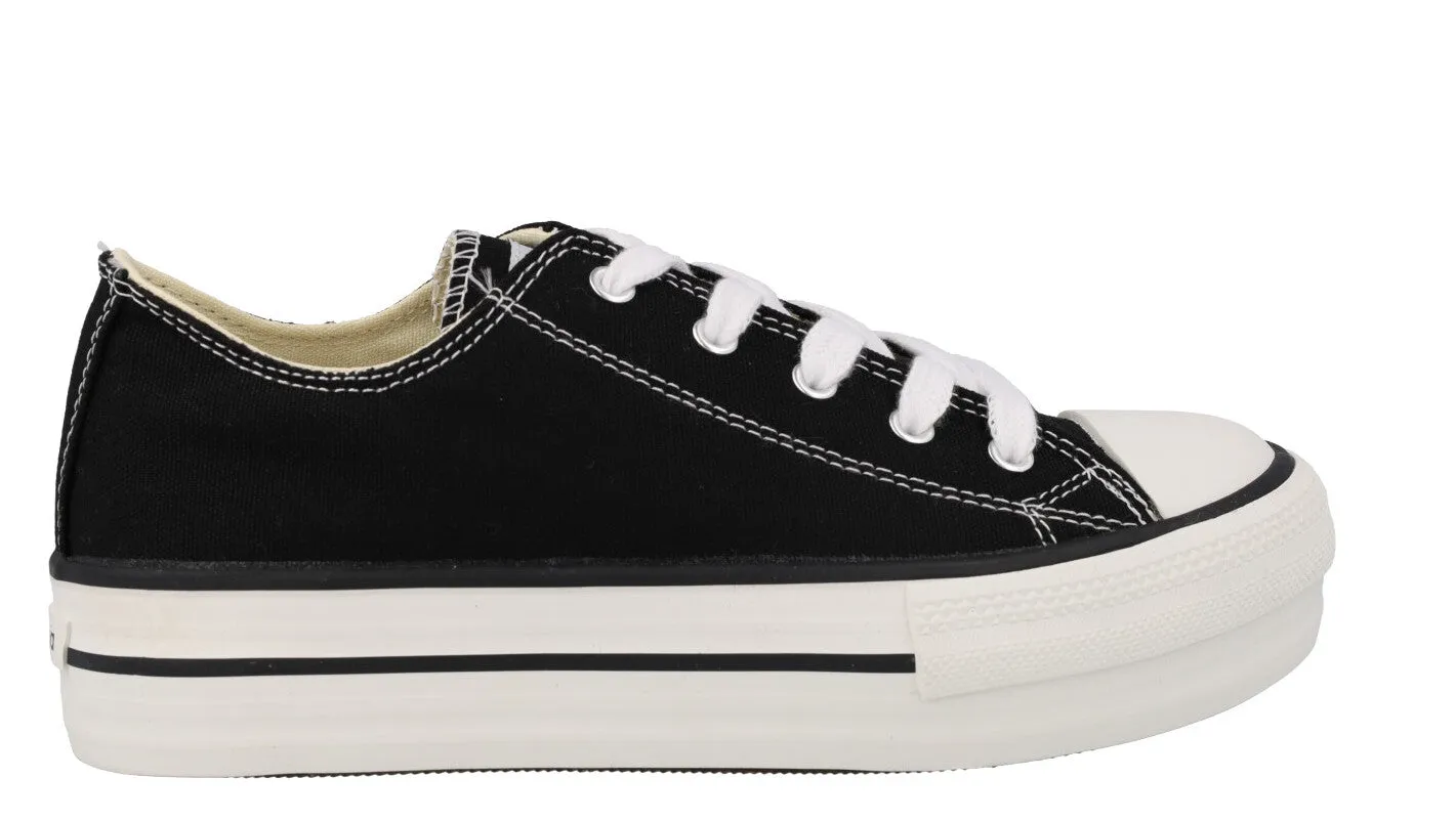 Zapatillas deportivas Victoria Tribu doble Lona con plataforma