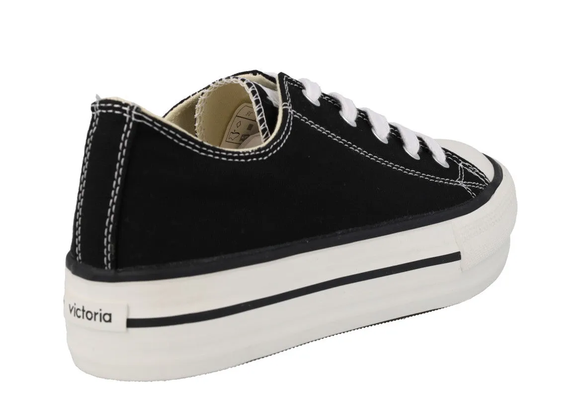 Zapatillas deportivas Victoria Tribu doble Lona con plataforma