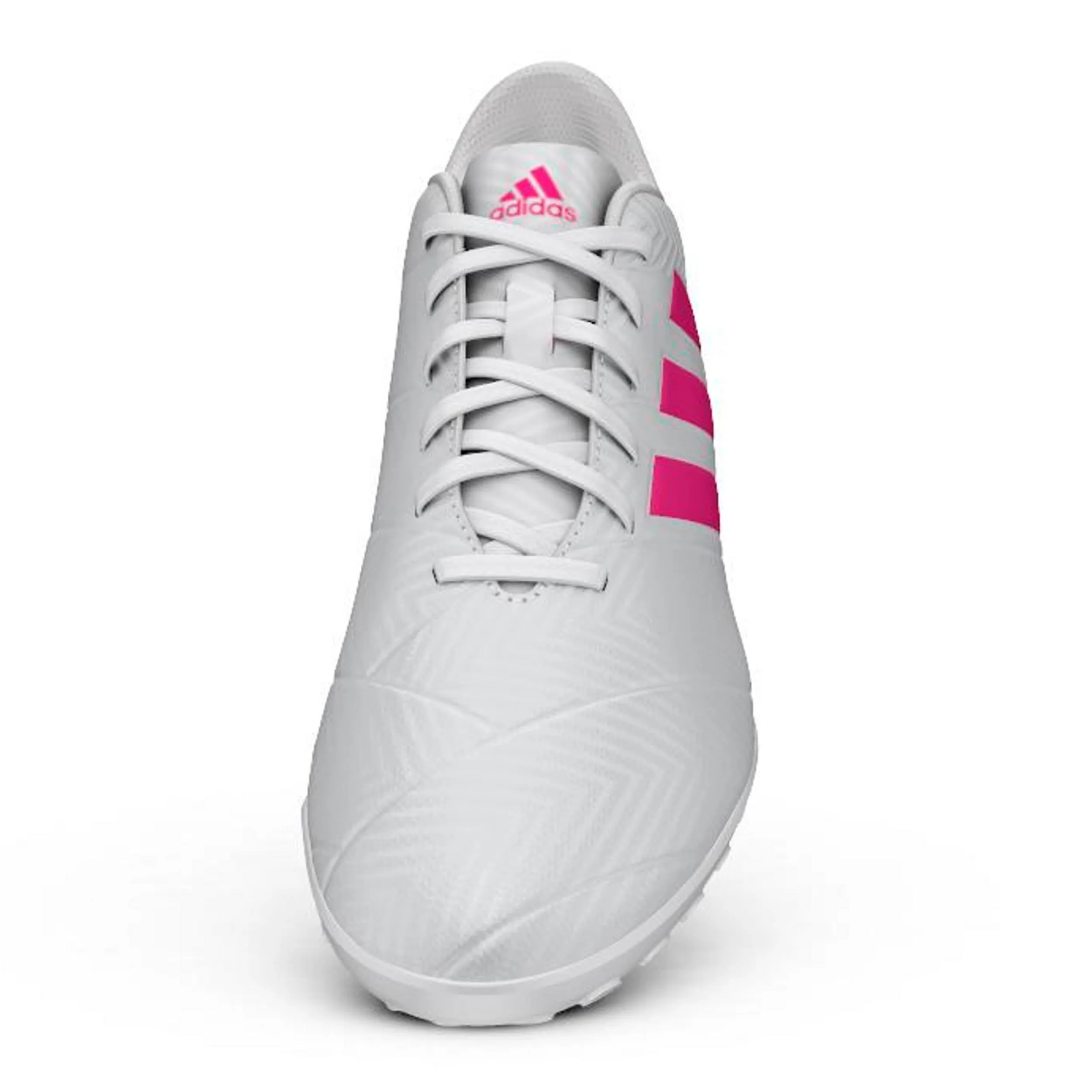 Zapatillas Futbolito Adidas Nemeziz 18.4 TF Blanca/Fucsia