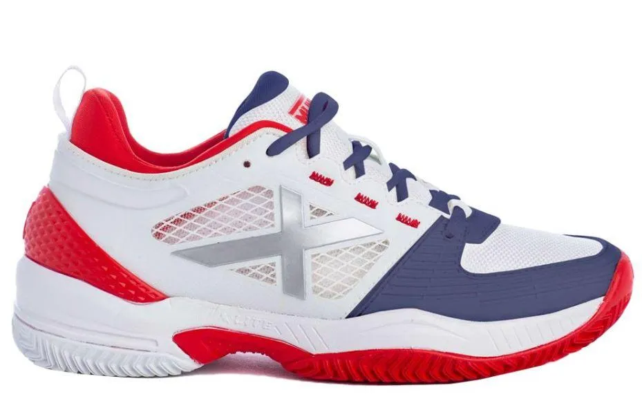 Zapatillas Munich Atomik 10 Padel Blanca/Roja/Azul