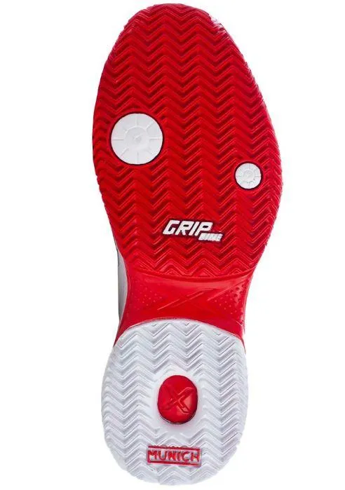 Zapatillas Munich Atomik 10 Padel Blanca/Roja/Azul