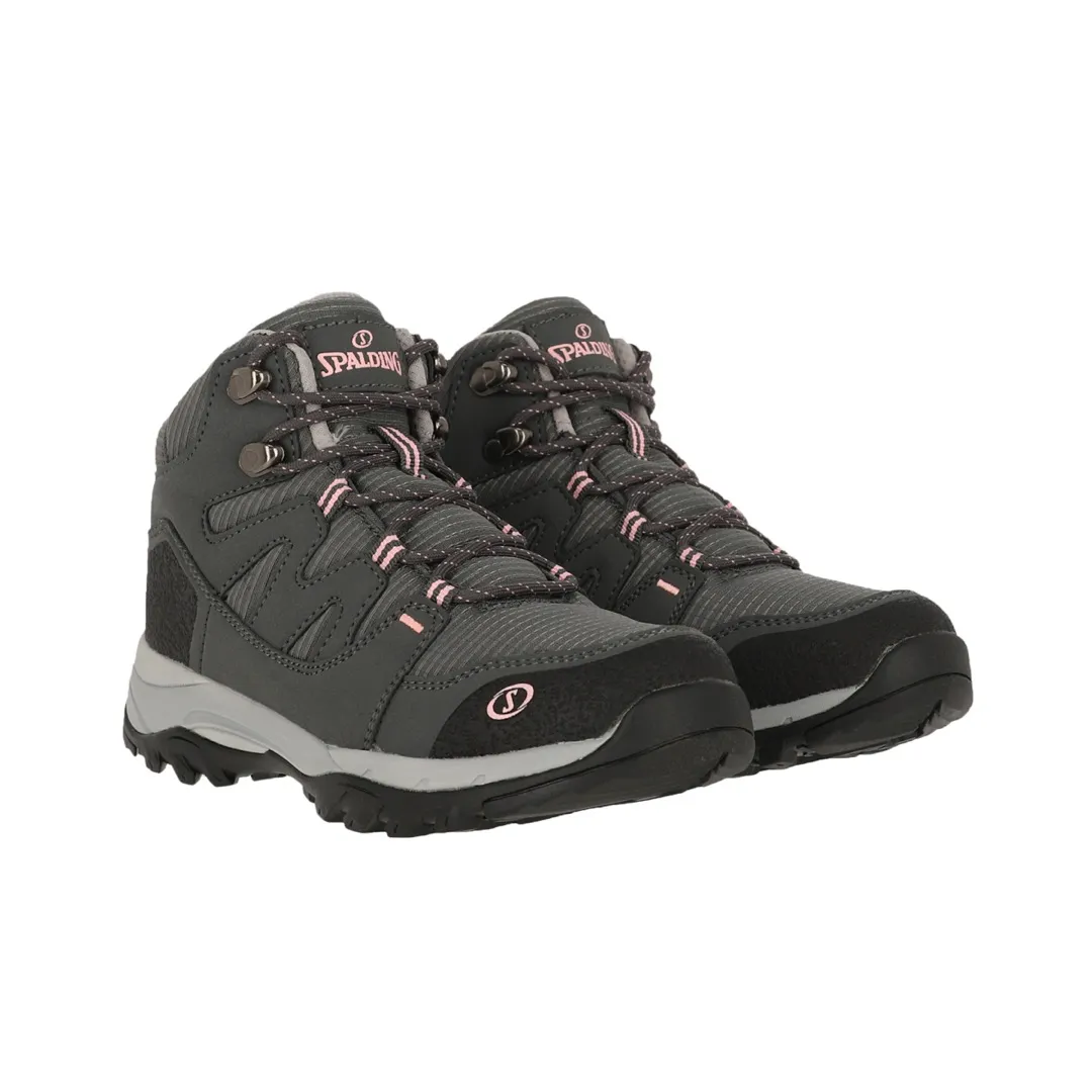 Zapatillas Outdoor Spalding Mujer Hiking Cut Dark Grey