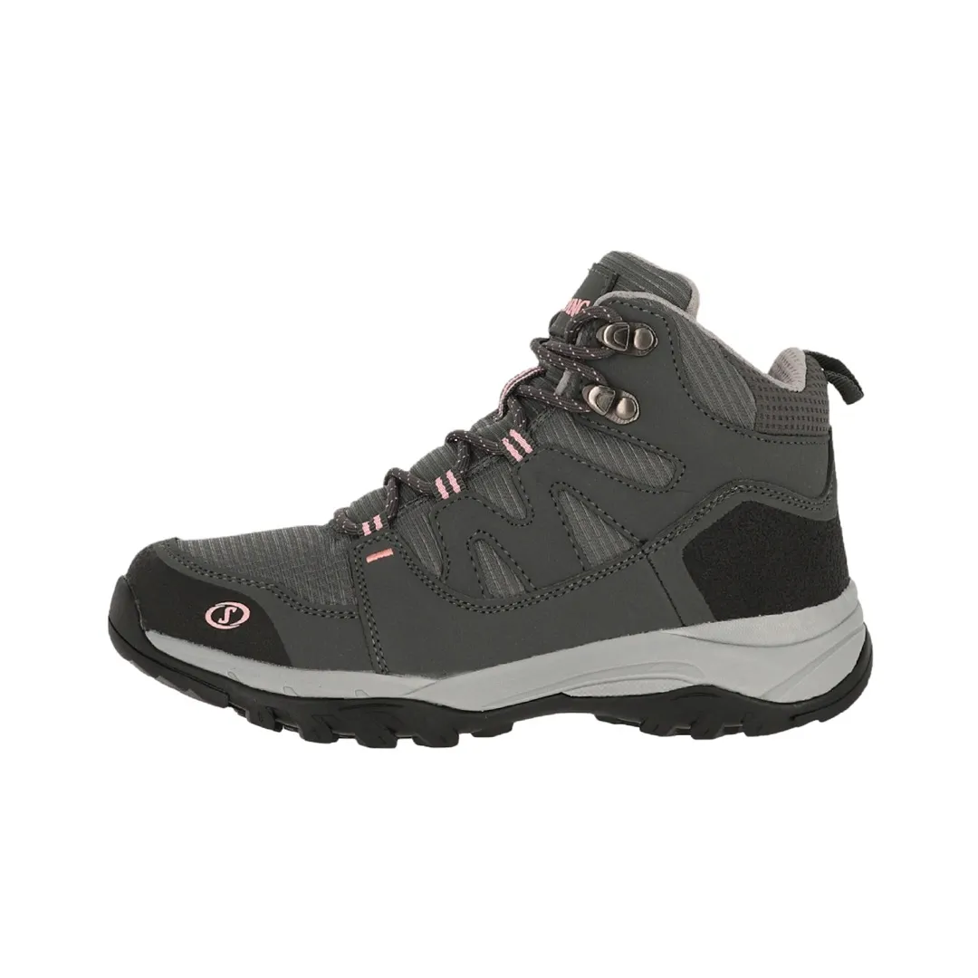 Zapatillas Outdoor Spalding Mujer Hiking Cut Dark Grey