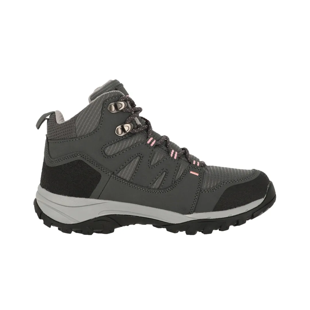 Zapatillas Outdoor Spalding Mujer Hiking Cut Dark Grey