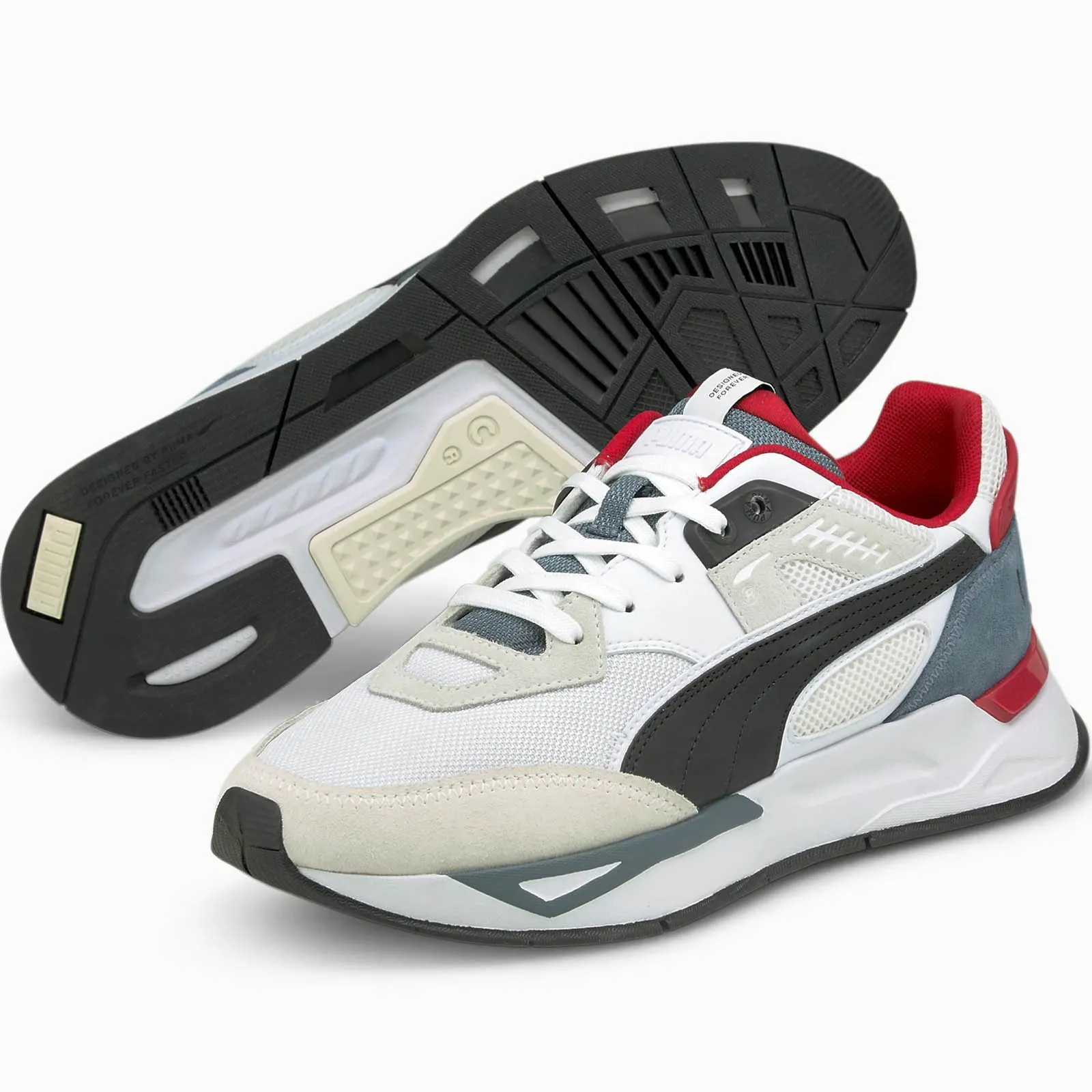 ZAPATILLAS PUMA MIRAGE SPORT REMIX BLANCANEGRAROJA