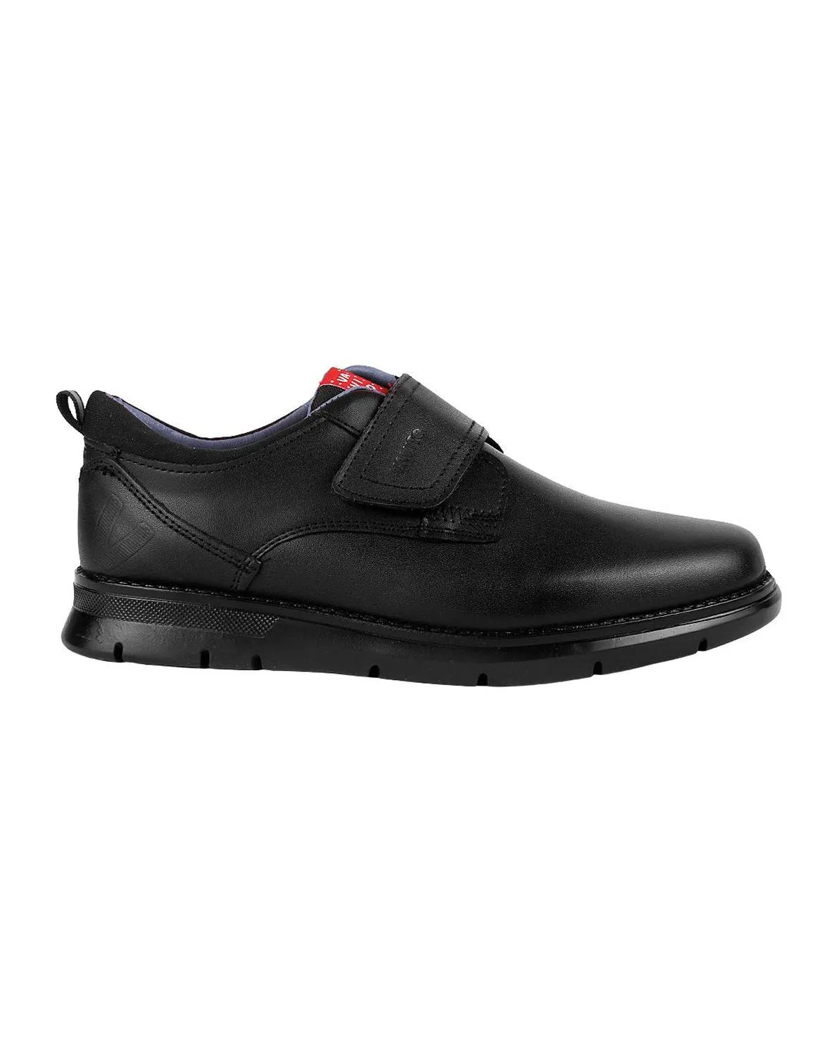 Zapato Joven Mocasin Escolar Negro Piel Vavito 07804101