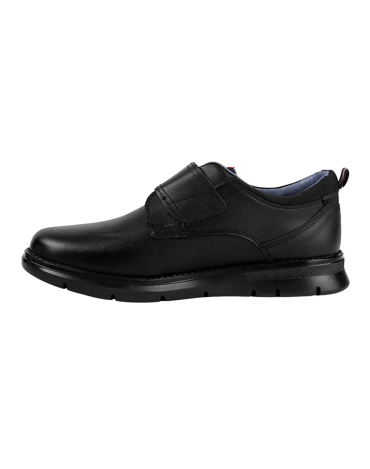 Zapato Joven Mocasin Escolar Negro Piel Vavito 07804101