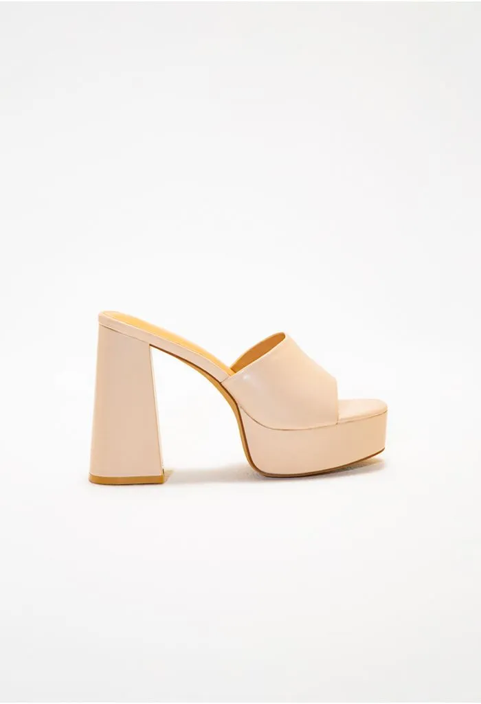 Zapato zueco plataforma