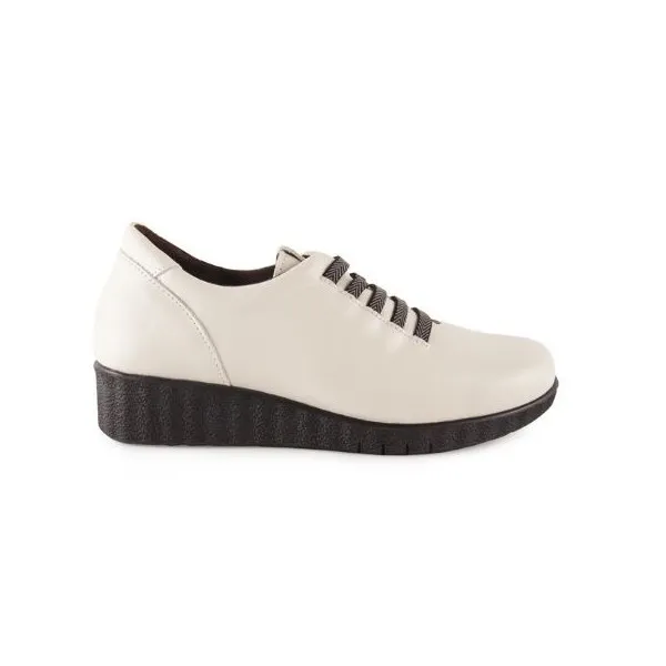 ZAPATOS CONFORT MUJER BLANCOS MOD. EGIPTO HIELO